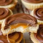 Twix Cookie Cups on a plate