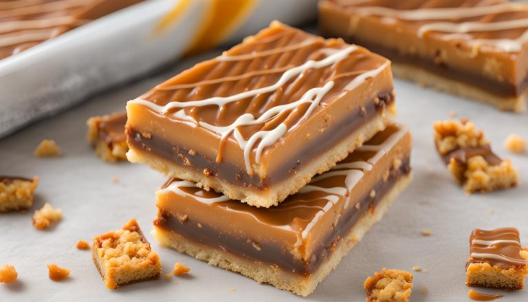 Butterfinger Caramel Crunch Bars Yummydishes