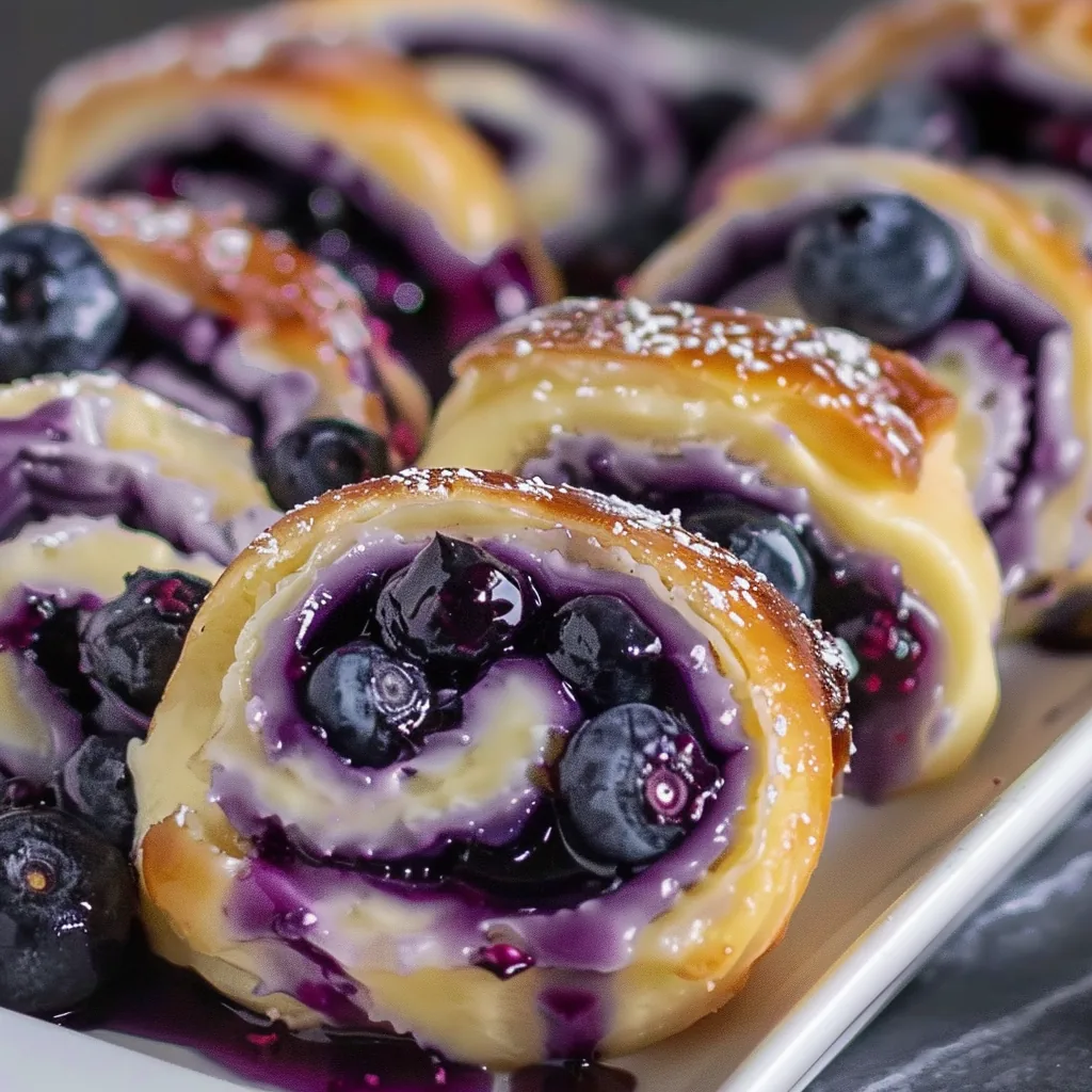 Blueberry Cheesecake Rolls