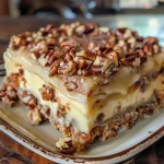 Butter Pecan Praline Poke Cake
