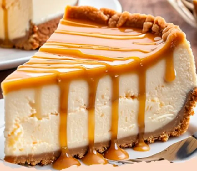 Butterscotch Cheesecake with Butterscotch Sauce