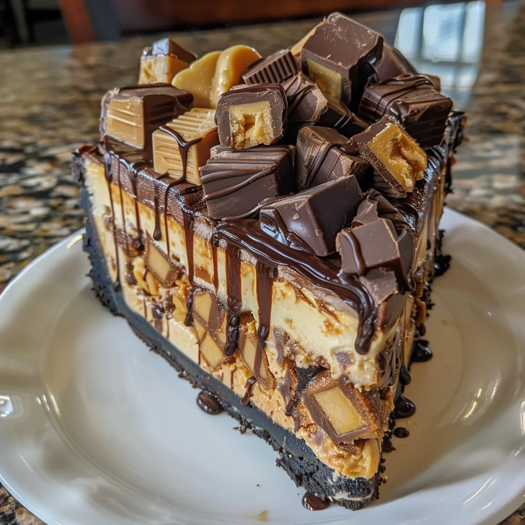 Copycat Cheesecake Factory Reese's Peanut Butter Chocolate Cake Cheesecake