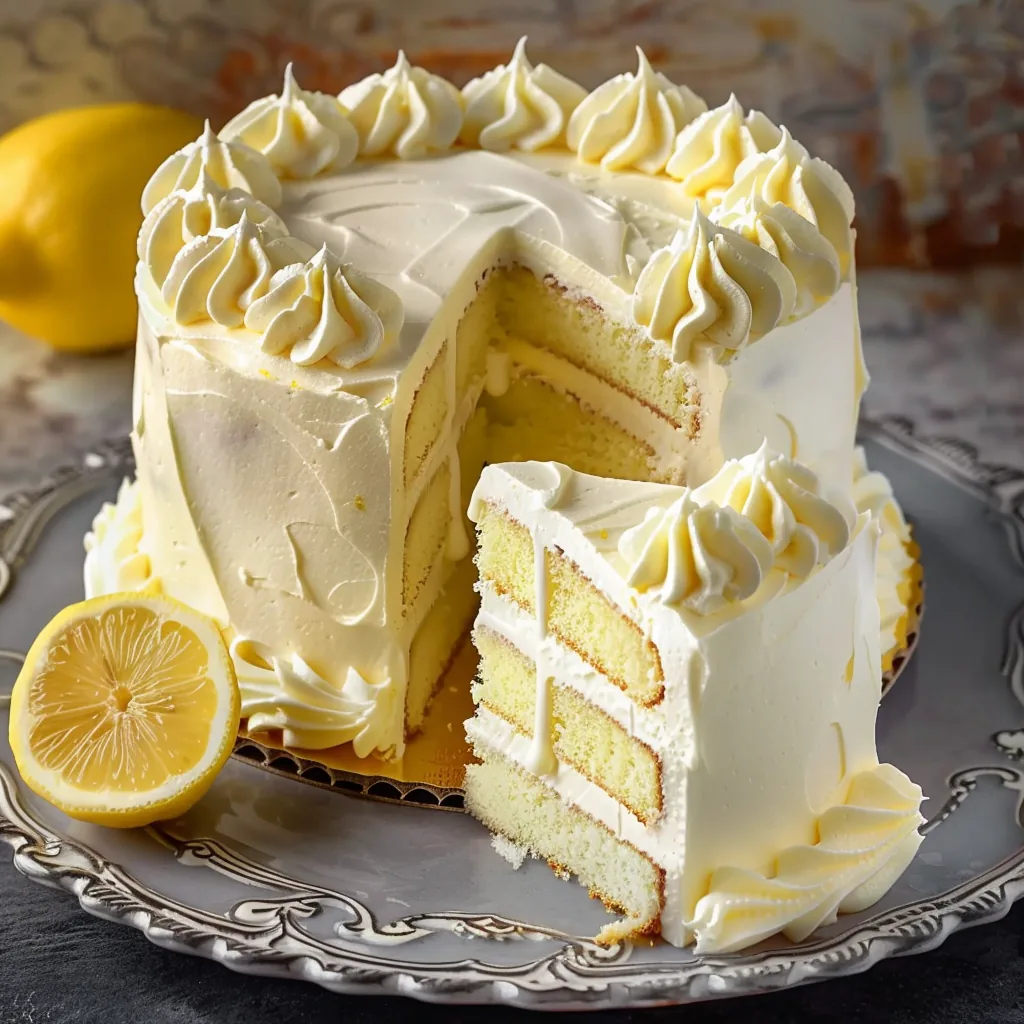 Lemon Velvet Cake