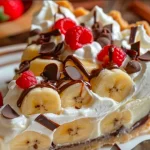 No-Bake Banana Split Pie