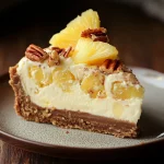 White Chocolate Pineapple Pecan Cheesecake