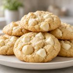 White chocolate macadamia nut cookies